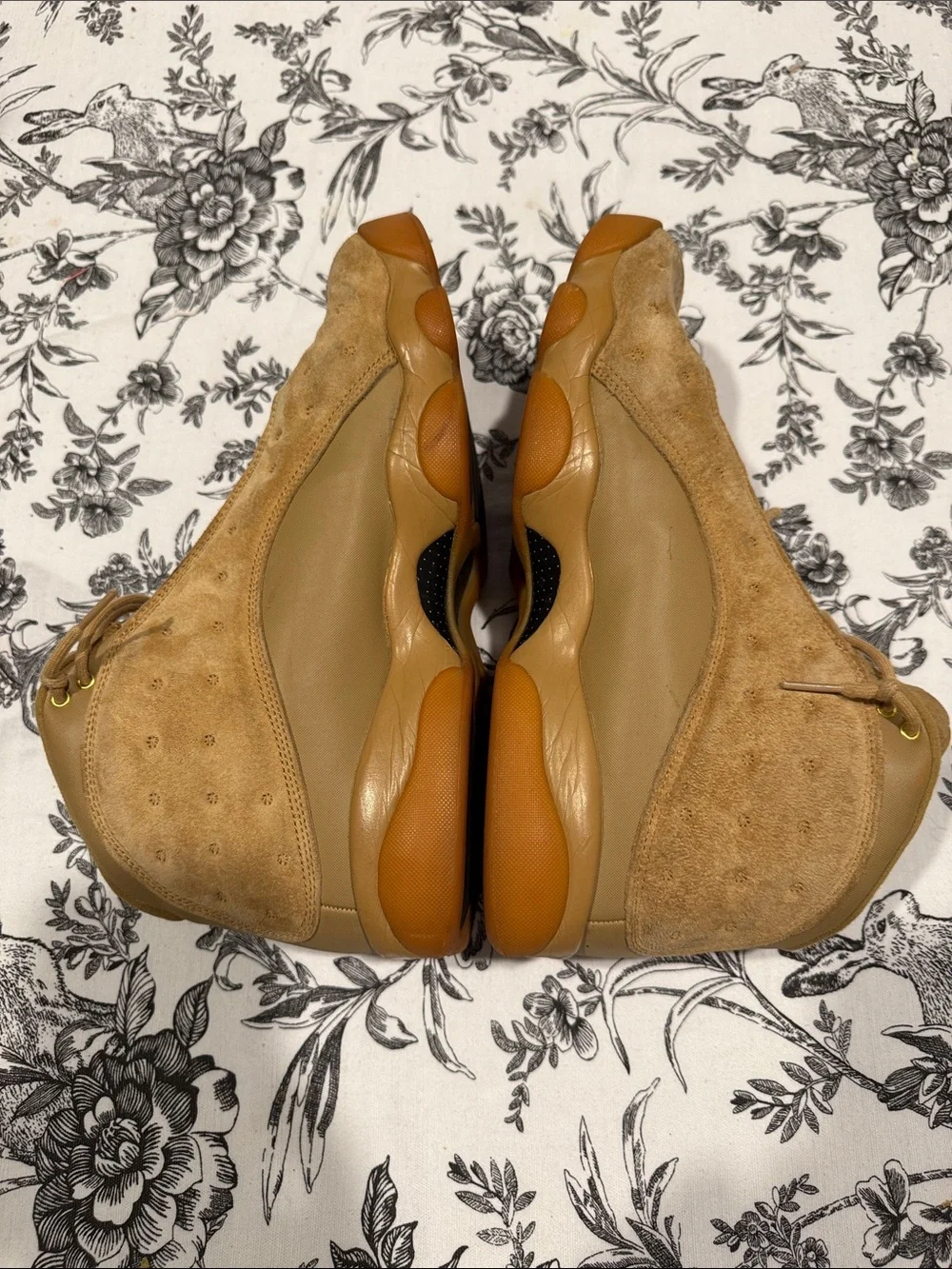 Jordan Men’s Suede Sneakers in Wheat/Tan